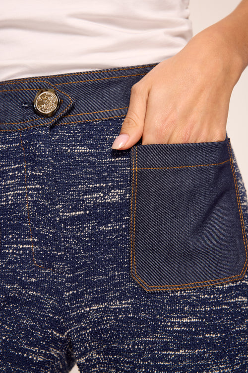 Donna Tweed High Rise Pant view 3