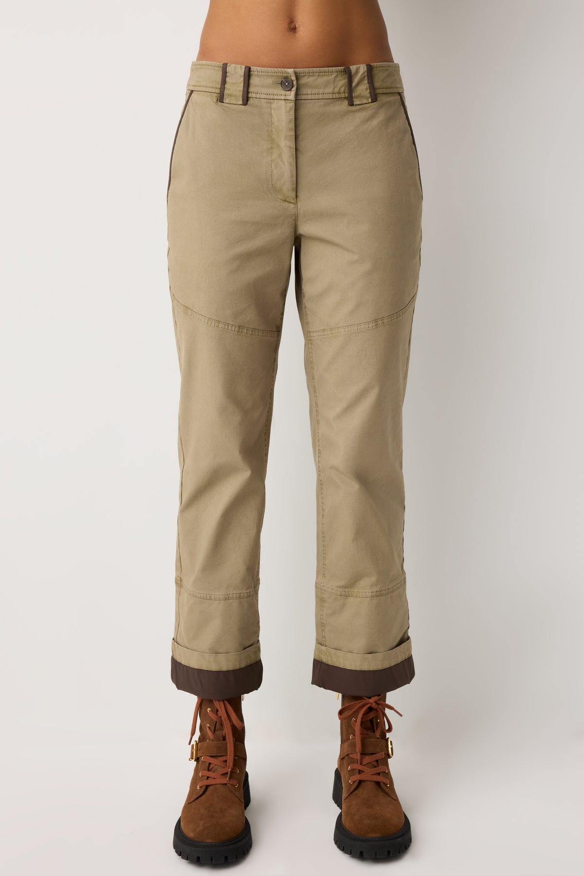 Jackie Canvas Straight Leg Pant view 1