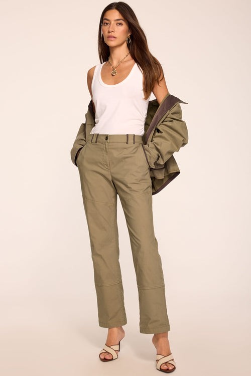 Jackie Canvas Straight Leg Pant view 4