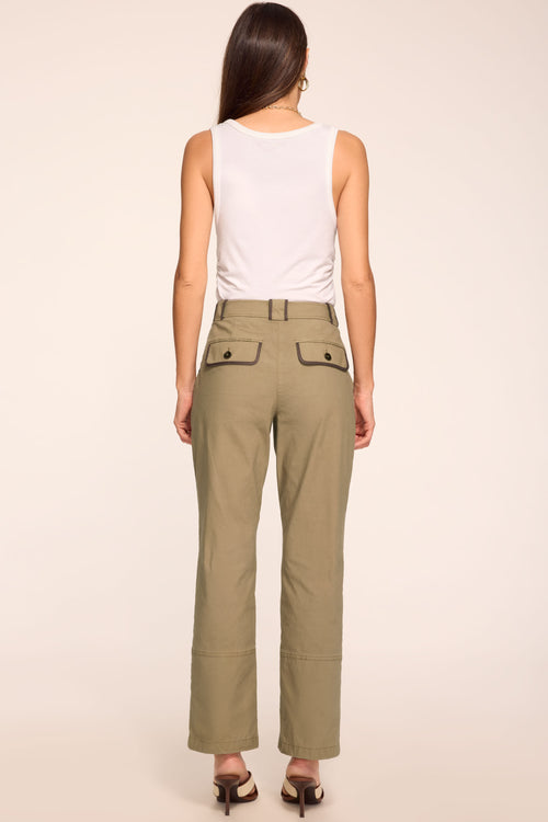 Jackie Canvas Straight Leg Pant view 2