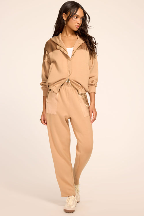 Frances Satin Knit Jogger view 4