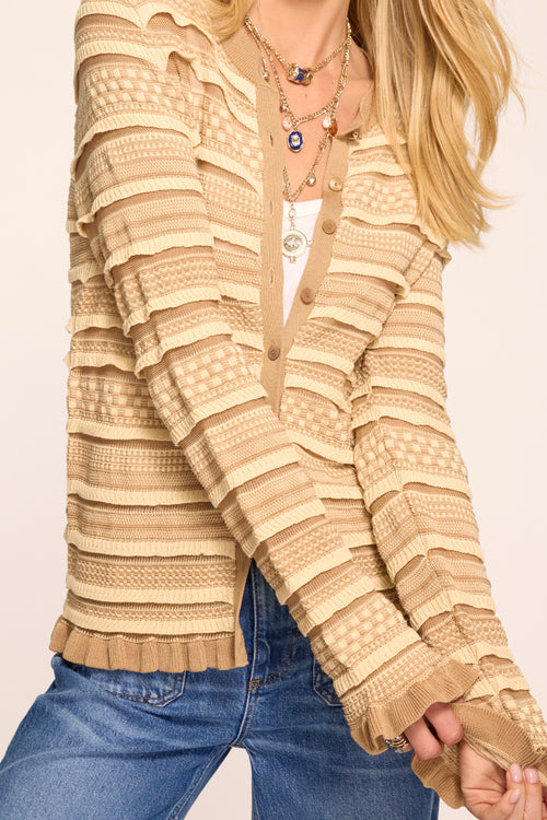Callie Ribbed Knit Cardigan view 2