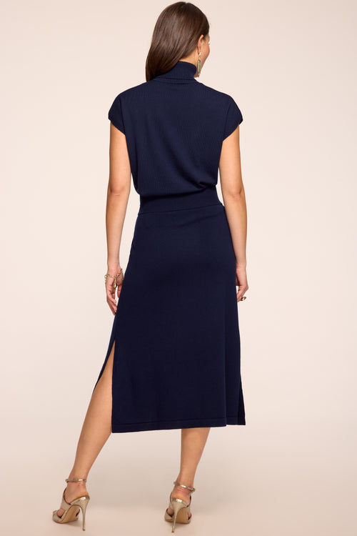 Abby Knit Midi Wrap Skirt view 4