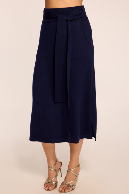 Abby Knit Midi Wrap Skirt view 1