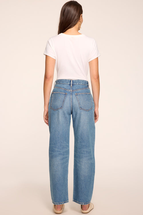 Arlo Cropped Barrel Jean view 4