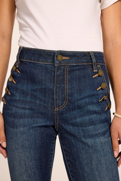 Helena High-Rise Demi Flare Jean view 4