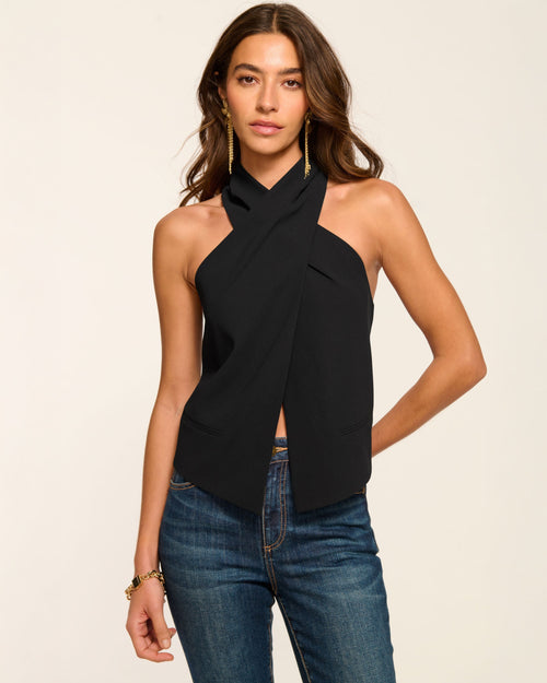 Andie Tailored Halter Top view 1