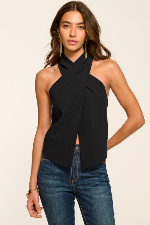 Andie Tailored Halter Top view 1