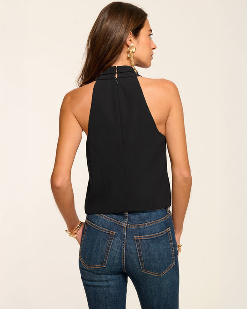 Andie Tailored Halter Top view 3