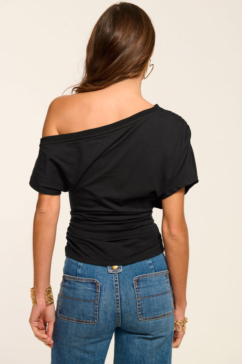 Stella Knit Off-The-Shoulder Tee view 3