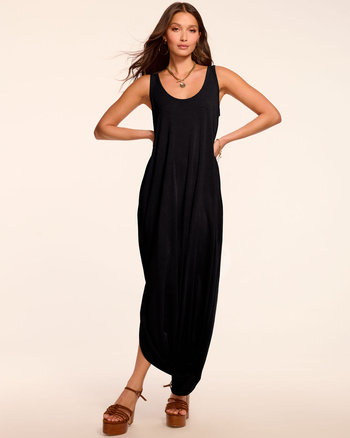Ellison Knit Scoop Neck Midi Dress view 1