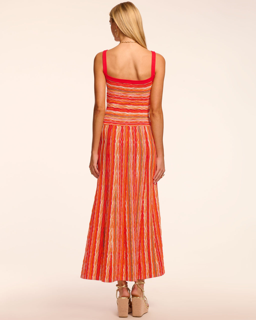 knee length dresses for ladies Final Sale Plus Size Sleeveless Maxi Dress in Red