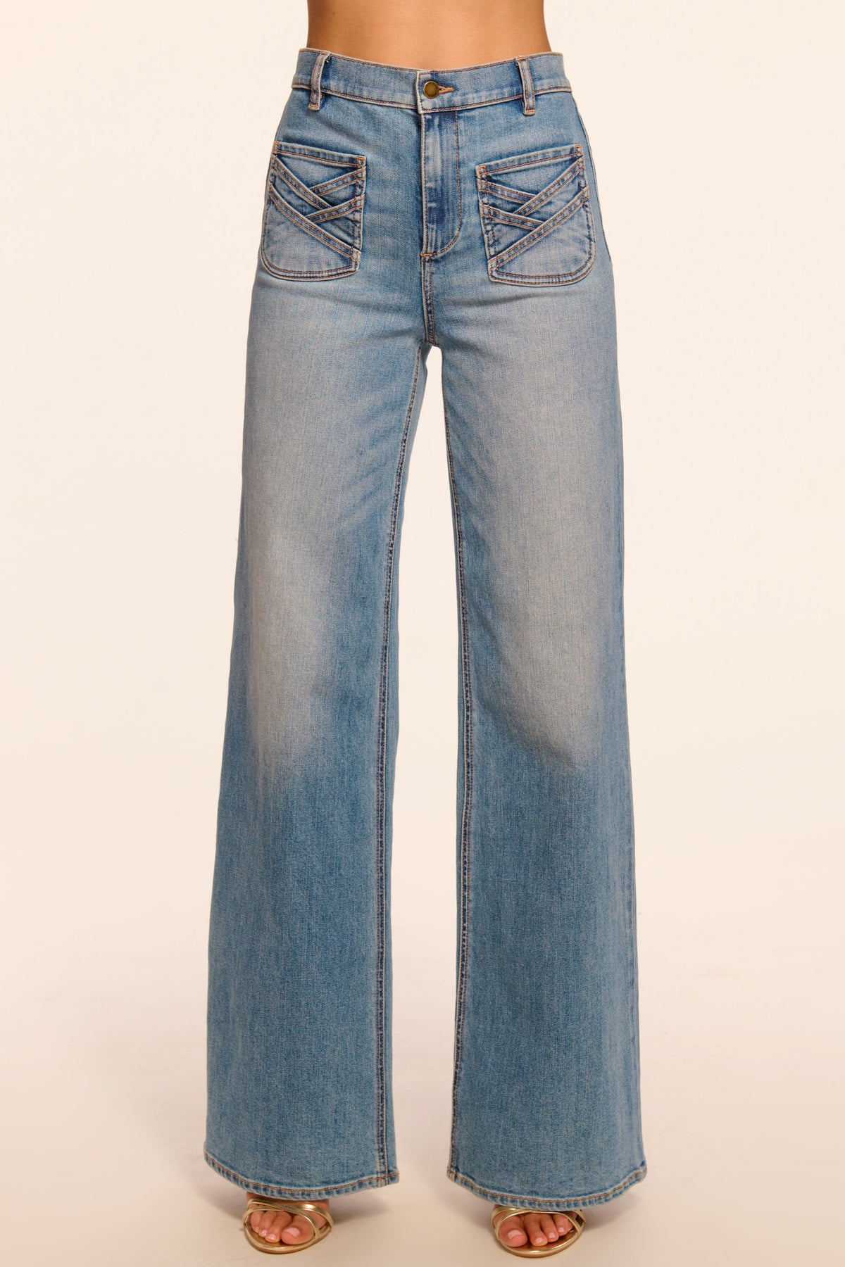 Heidi High-Rise Wide Leg Braided Jean view 1
