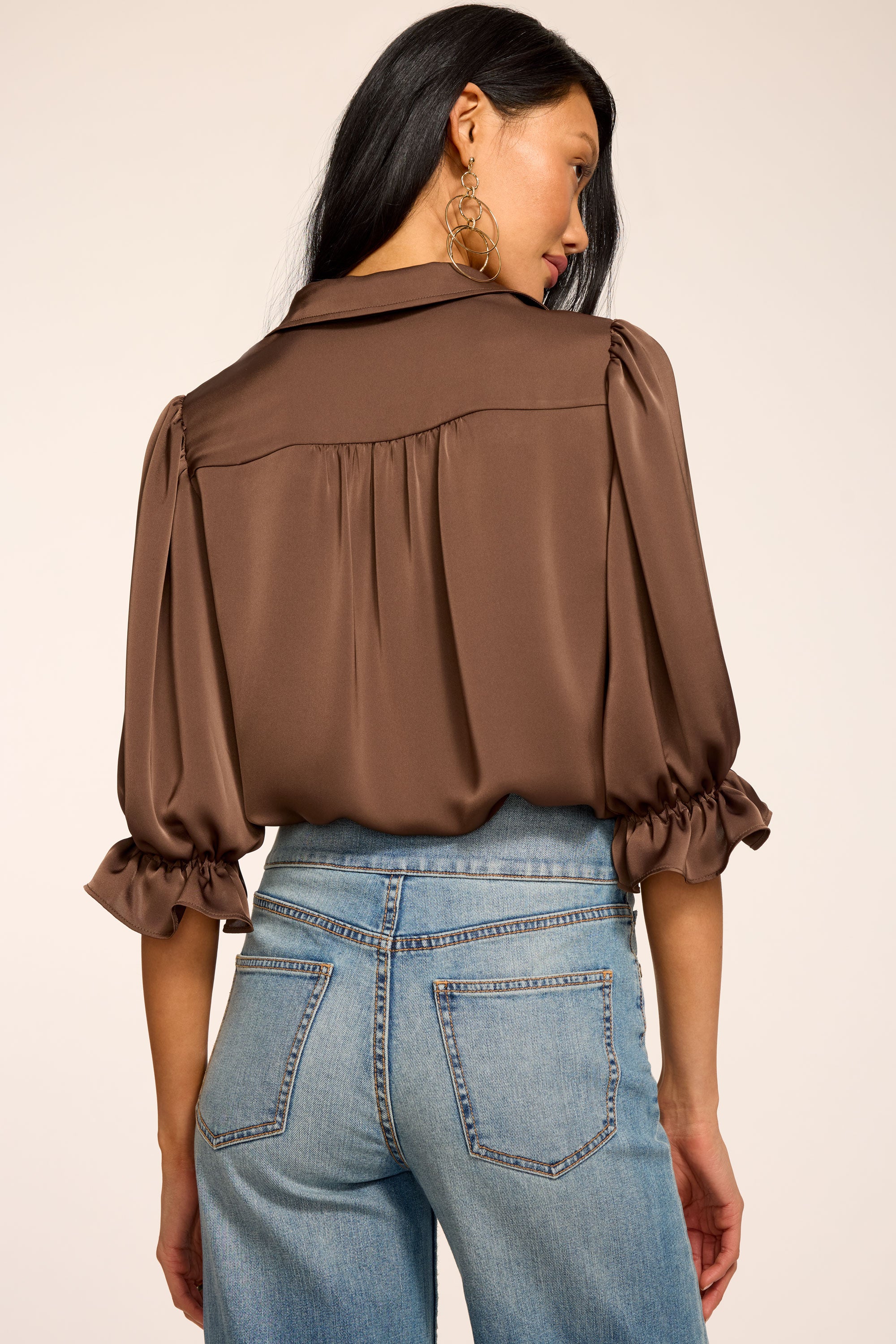 Dina Button Down Bodysuit | SEPIA | Ramy Brook