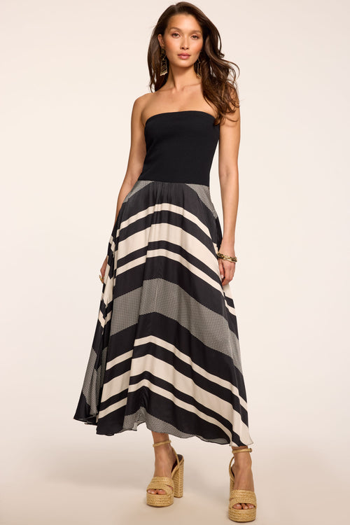 Oakley Printed Combo Knit Midi Dress view 1