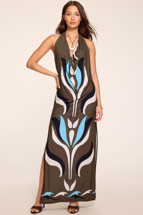 Presley Printed Maxi Dress view 1