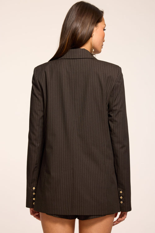 Willow Pinstripe Blazer view 4