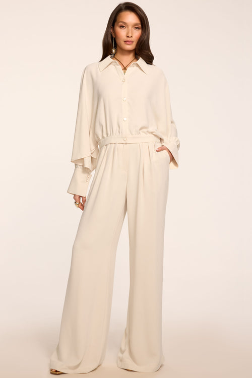 Yasmine Wide Leg Pleated Pant view 4