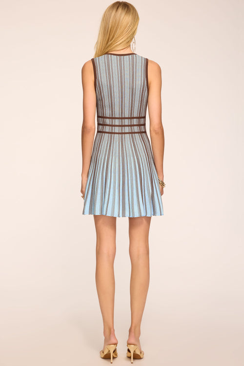 Aria Printed Knit Mini Dress view 4