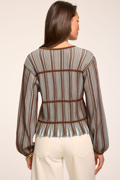 Ashlyne Striped Knit Sweater view 3