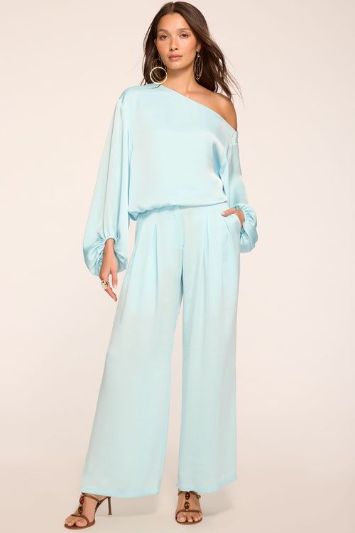 Oscar Pleated Wide Leg Pant view 2