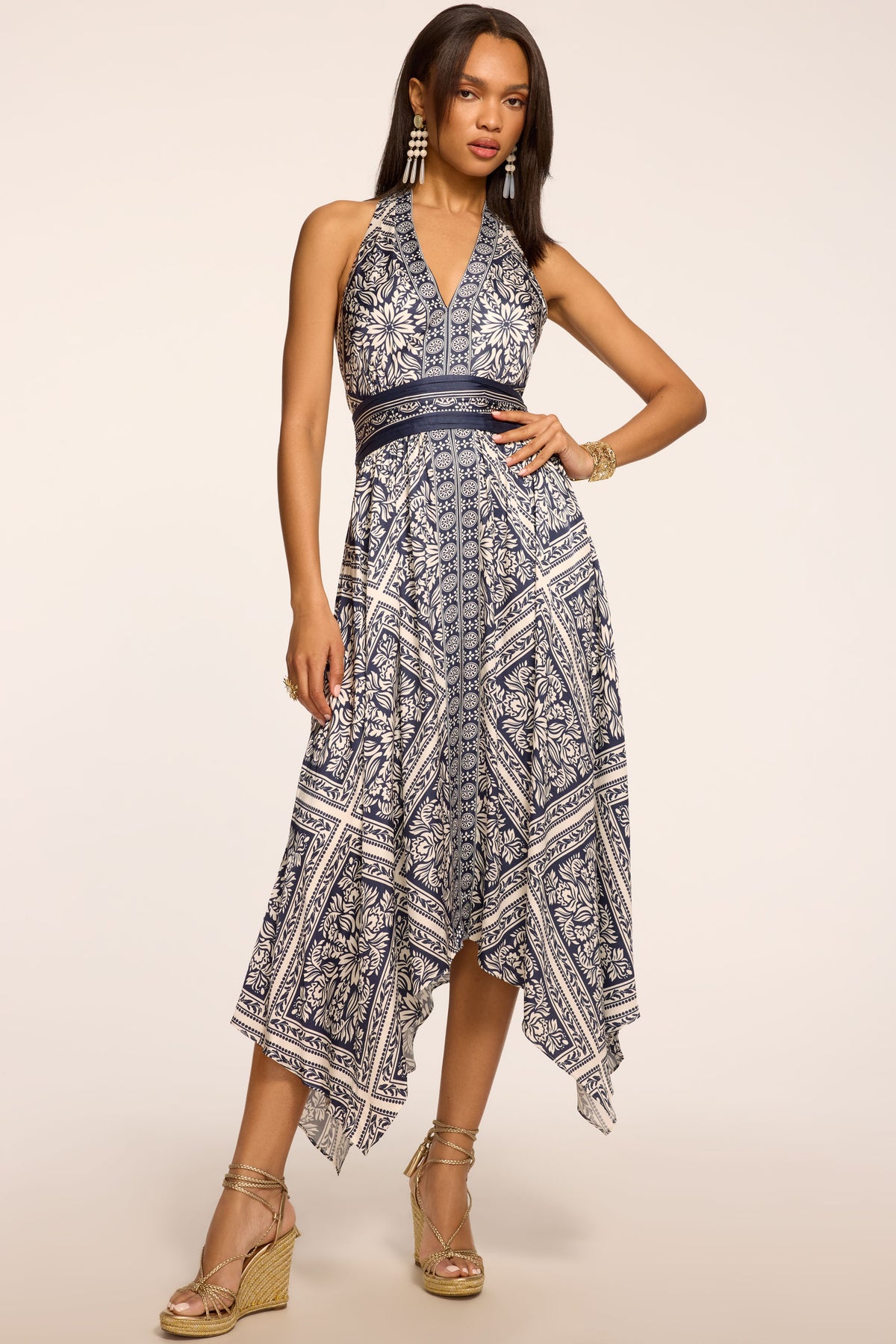 Georgina Printed Midi Dress view 1