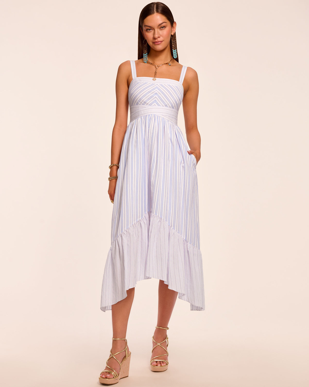 Nadia Printed Midi Dress view 1