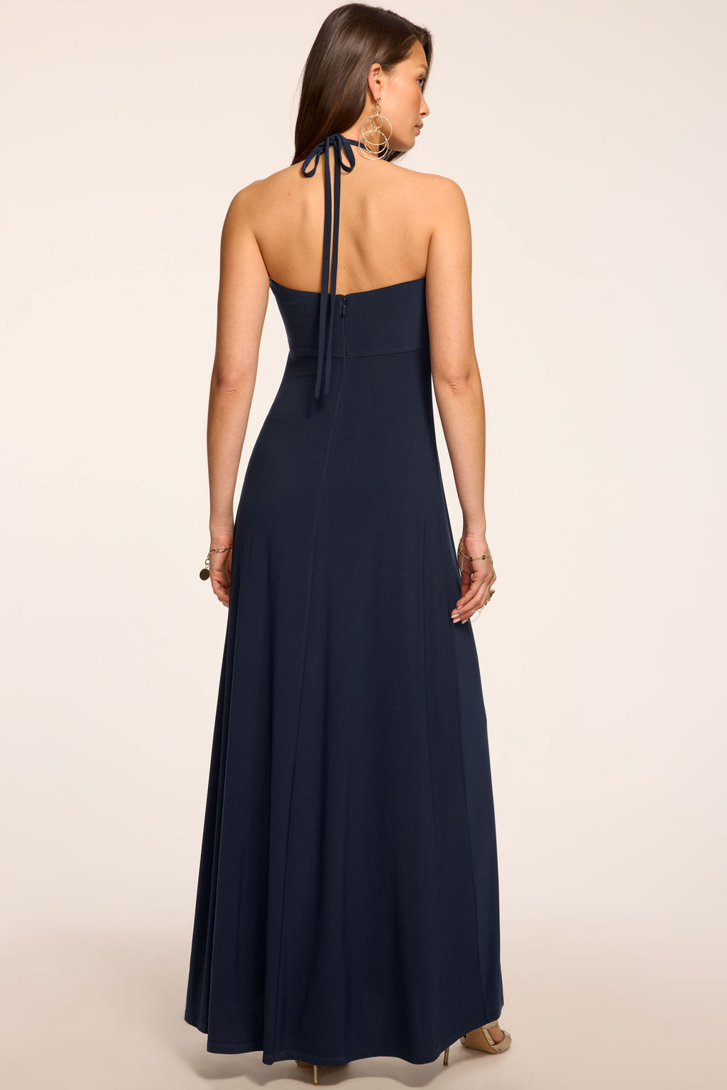 Mira Jersey Halter Maxi Dress in navy | Ramy Brook Mira Jersey Halter Maxi Dress in navy | Ramy Brook