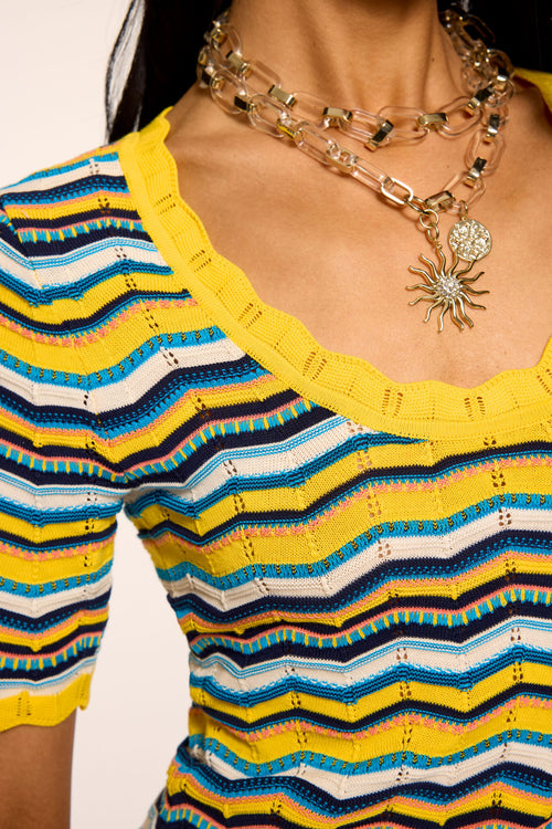 Caitlin Printed Knit Mini Dress view 3