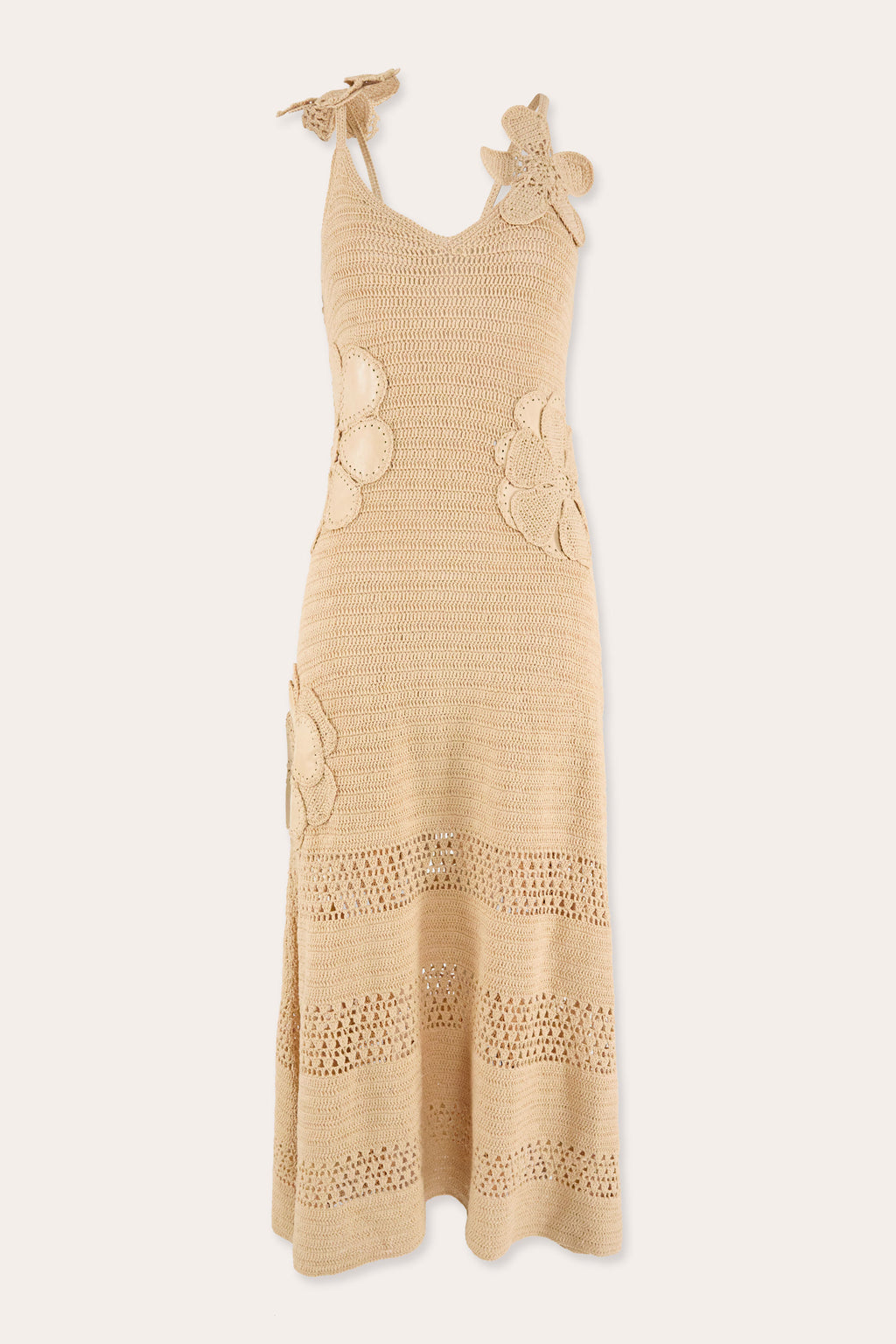 Camille Crochet Knit Midi Dress in sandstone | Ramy Brook Camille Crochet Knit Midi Dress in sandstone | Ramy Brook