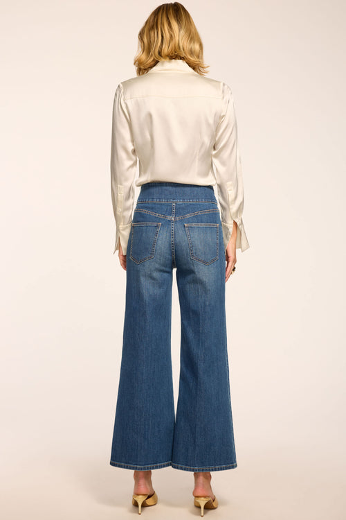 Liv Cropped Wide Leg Jean view 4