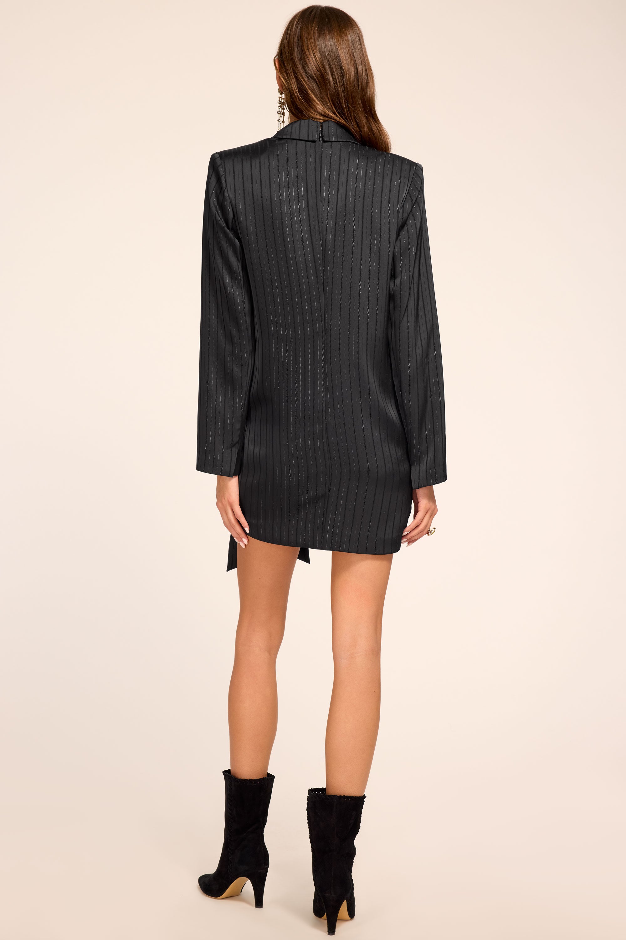 Irina Blazer Mini Dress in black | Ramy Brook