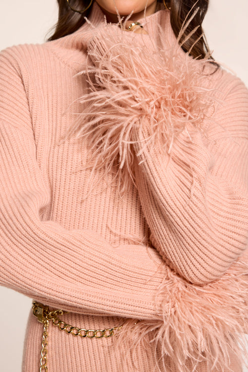 Kay Embellished Sweater Mini Dress view 3
