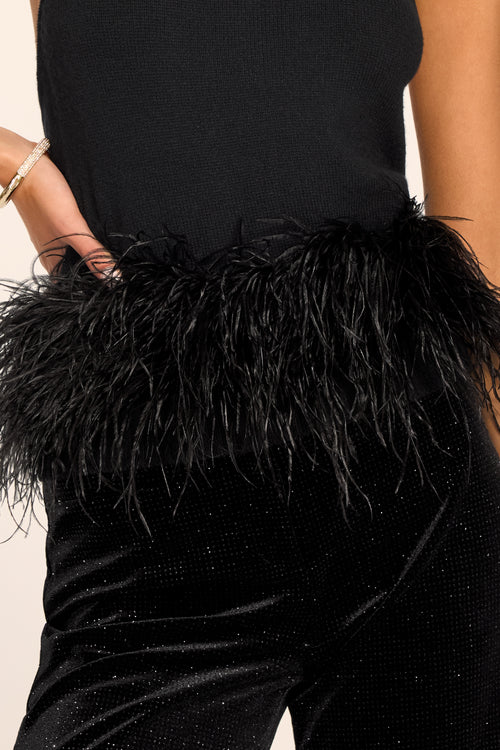 Kelly Embellished Halterneck Sweater view 2