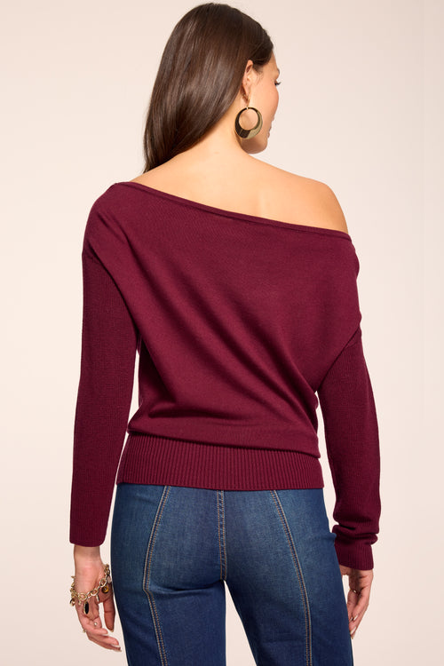 Chance Merino Off-The-Shoulder Sweater view 3
