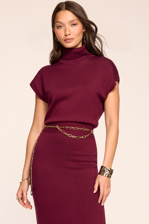 Natalie Merino Turtleneck Midi Dress view 2