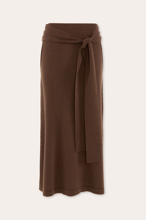Abby Knit Midi Wrap Skirt view 6