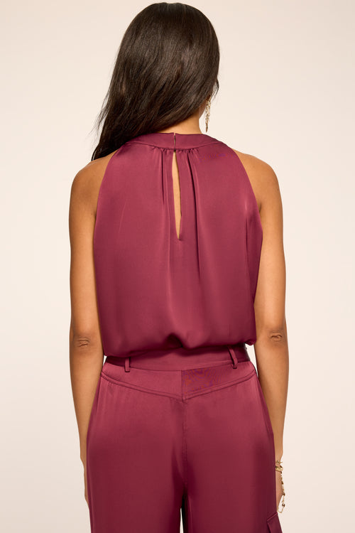 Danielle Asymmetric Ruffle Top view 4