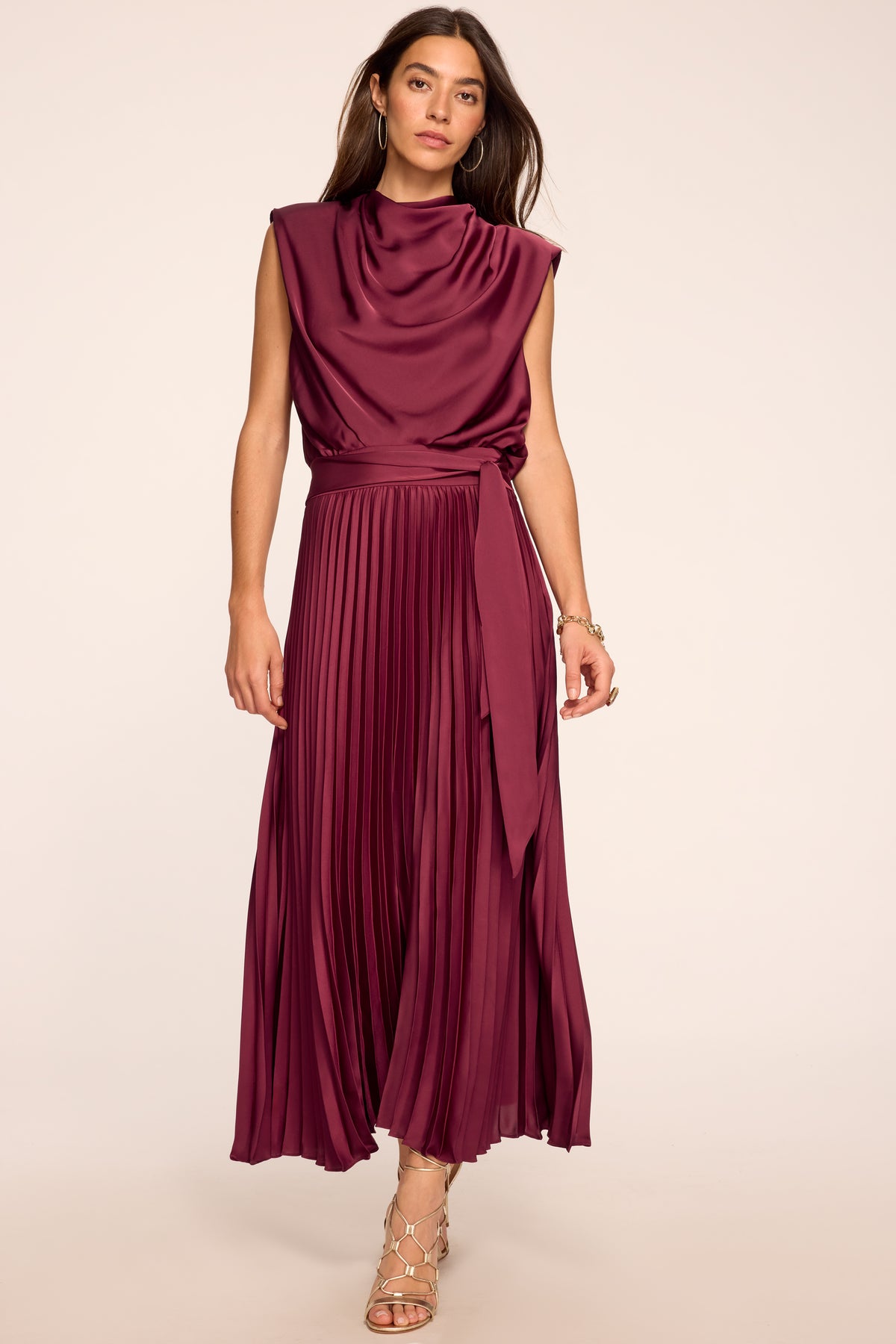 Farah Draped Maxi Dress view 1