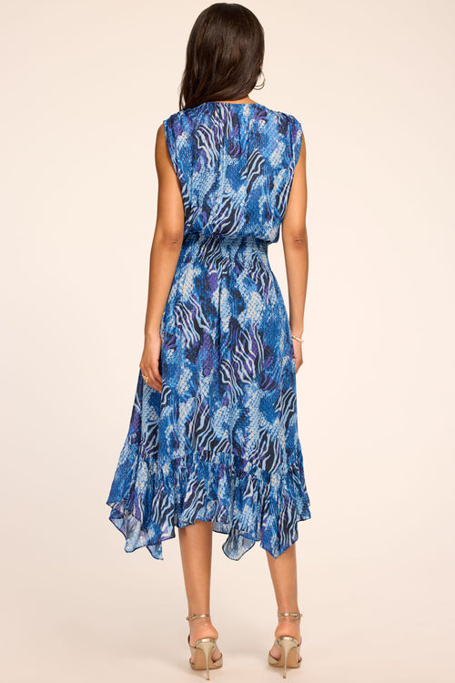 Sutton Printed Midi Dress view 4
