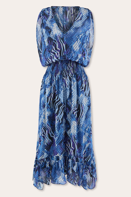 Sutton Printed Midi Dress view 6