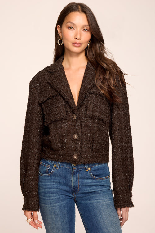Wendy Lurex Tweed Cropped Jacket view 2