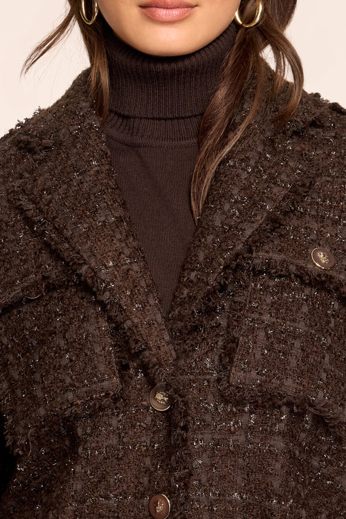 Wendy Lurex Tweed Cropped Jacket view 3