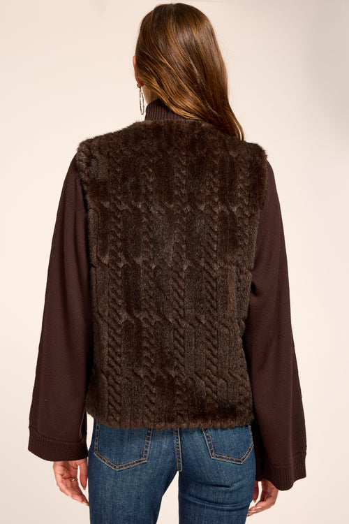 Minnie Faux Fur Vest view 4