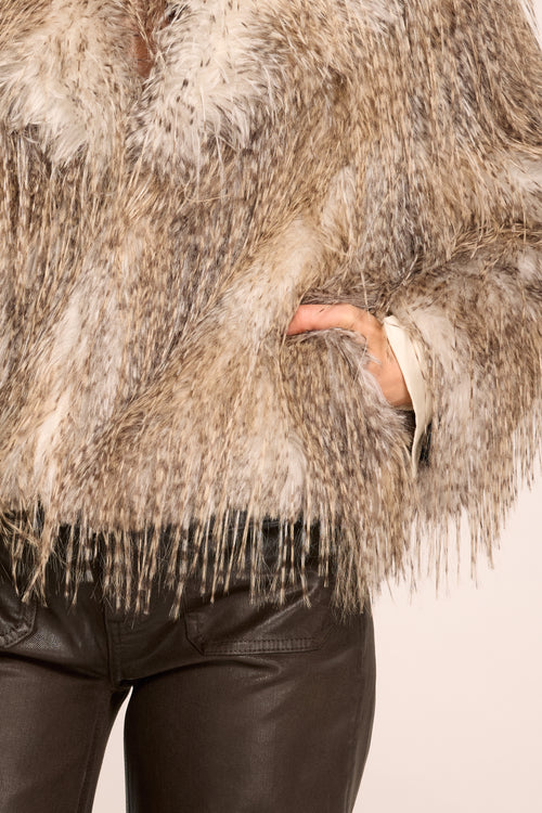 Lacey Faux Fur Jacket view 3
