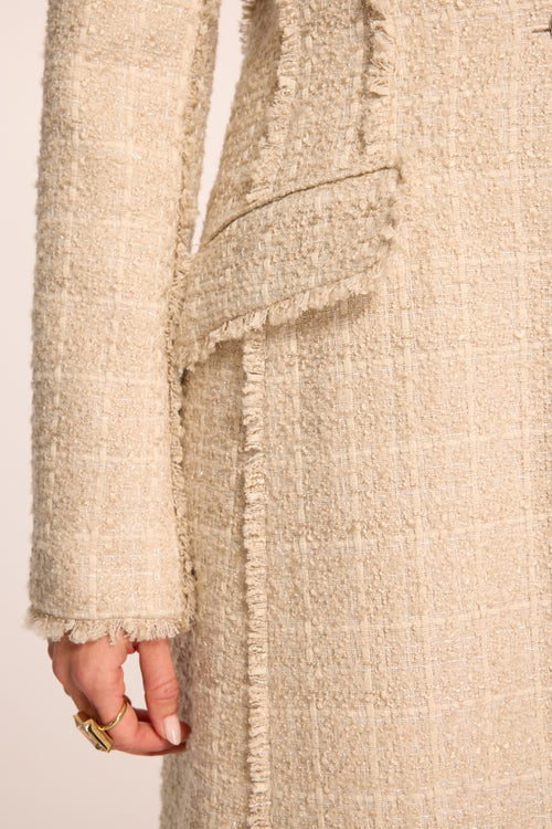 Betsy Faux Fur Trimmed Coat view 5
