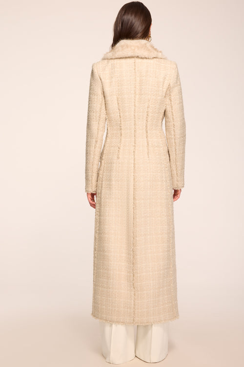 Betsy Faux Fur Trimmed Coat view 6