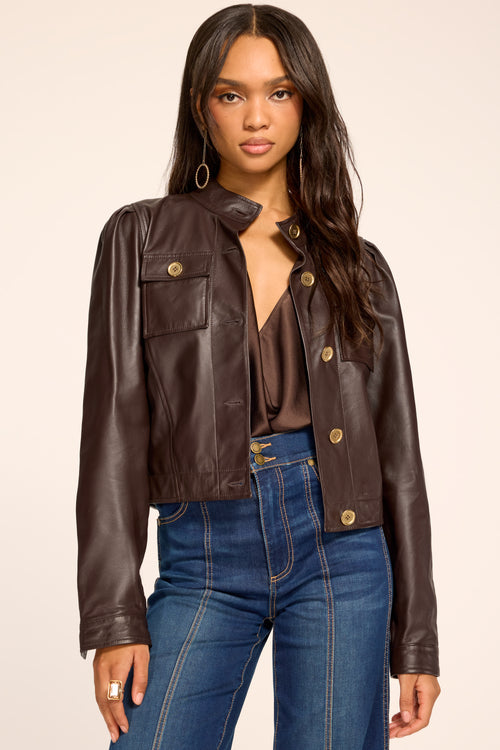 Elsa Leather Jacket view 2