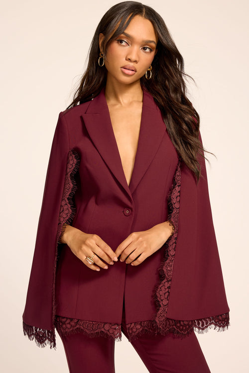 Lucinda Lace Tailored Cape view 1