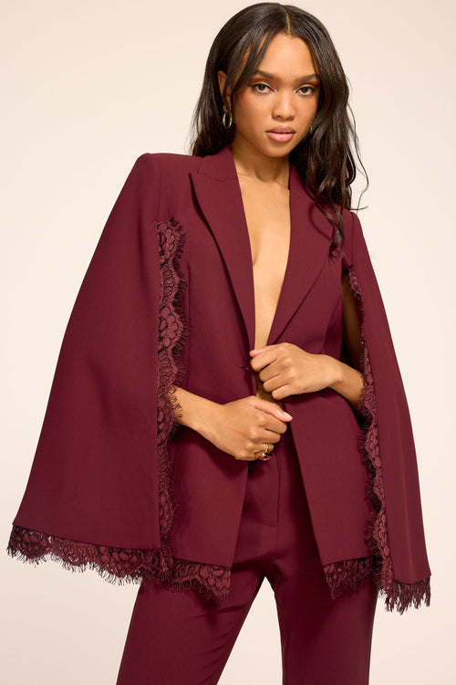 Lucinda Lace Tailored Cape view 2